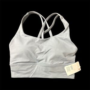 Lululemon Women’s Energy Longline Bra CHBY Chambray Blue Sz 4 New w/tag